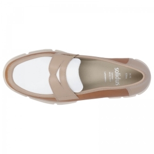 39044-40527 BEIGE/COGNAC