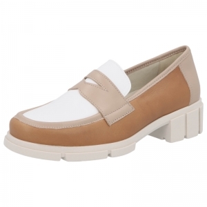 39044-40527 BEIGE/COGNAC